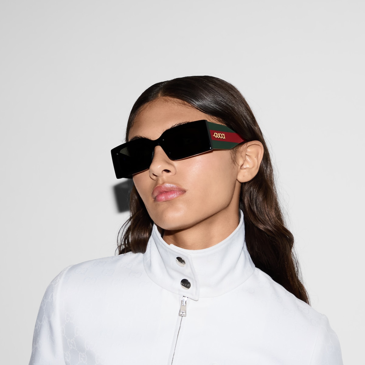 Rectangular frame sunglasses - Image 3